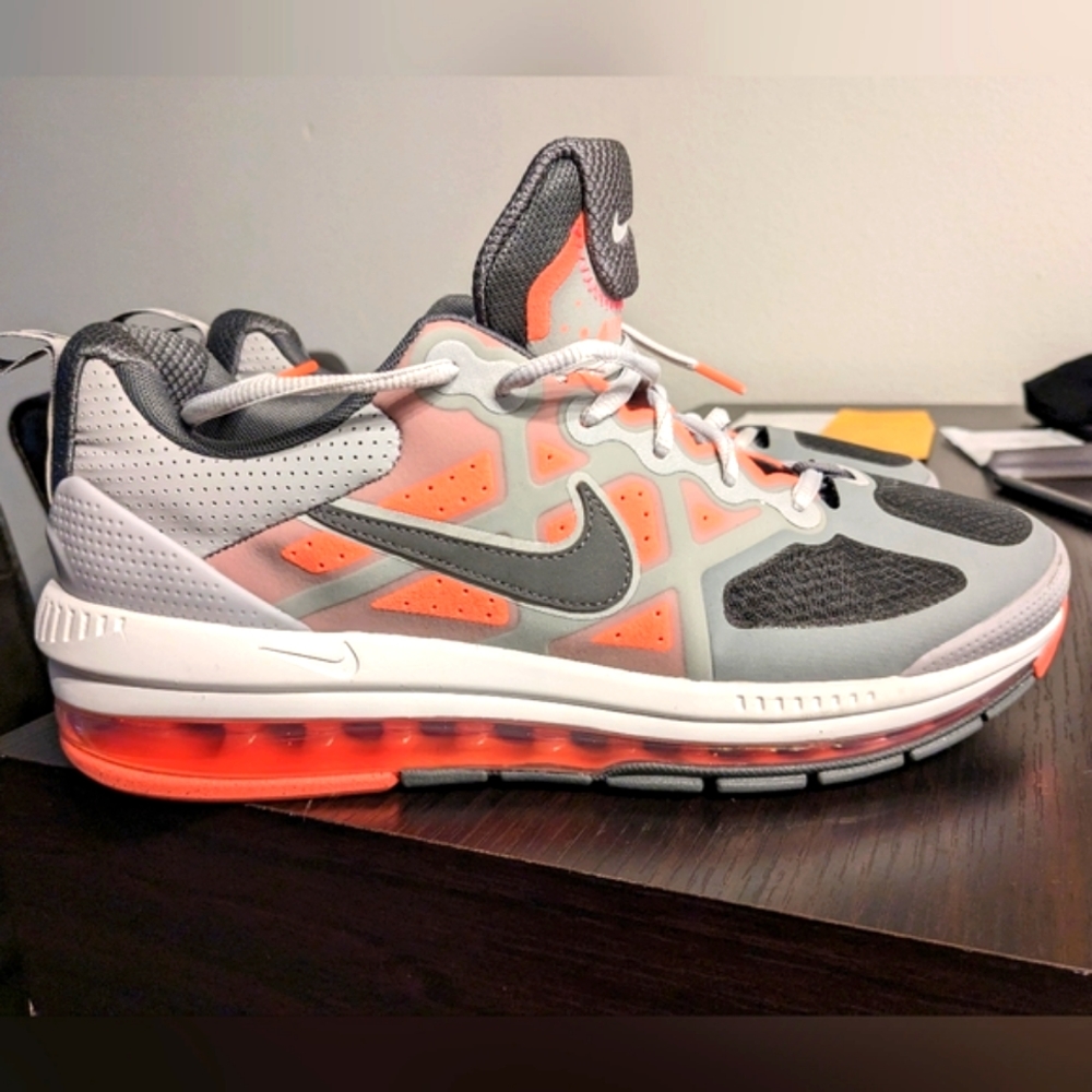 Nike Air Max Genome, mango orange / gray, size: 10 M